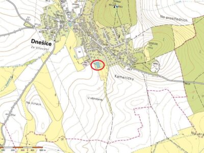 Prodej stavebního pozemku 1 759 m² Dnešice, okres Plzeň-jih