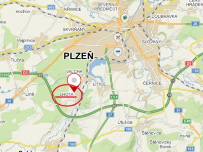 Prodej stavebního pozemku 1 274 m² Plzeň – Lhota, okres Plzeň – město