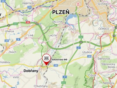 Pronájem bytu 1+kk 24 m² Sokolovská ul., Dobřany